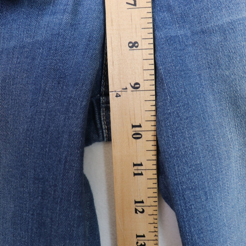 GUESS Blue Wide Leg High Rise Whiskered‎ Denim Jeans 28 - Picture 7 of 9